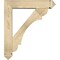 Ekena Millwork Olympic Arts and Crafts Rough Sawn Bracket w/ Offset Brace, Douglas Fir, 6"W x 26"D x 30"H BKT0604X26X30OLY03RDF - alternate 3